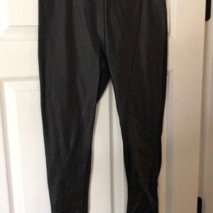 Faux leather leggings